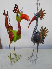 Vogel  Vicky  und  Erika  ca. 85  cm hoch