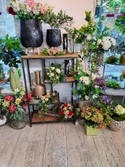 Eine kleine Auswahl an Seidenblumen