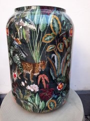 Metallgefäß  ca. 65 cm hoch